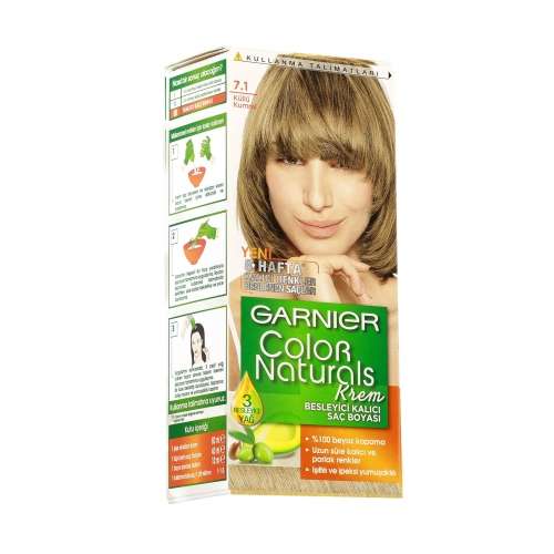 Garnier Color Naturals Saç Boyası Küllü Kumral 7-1 