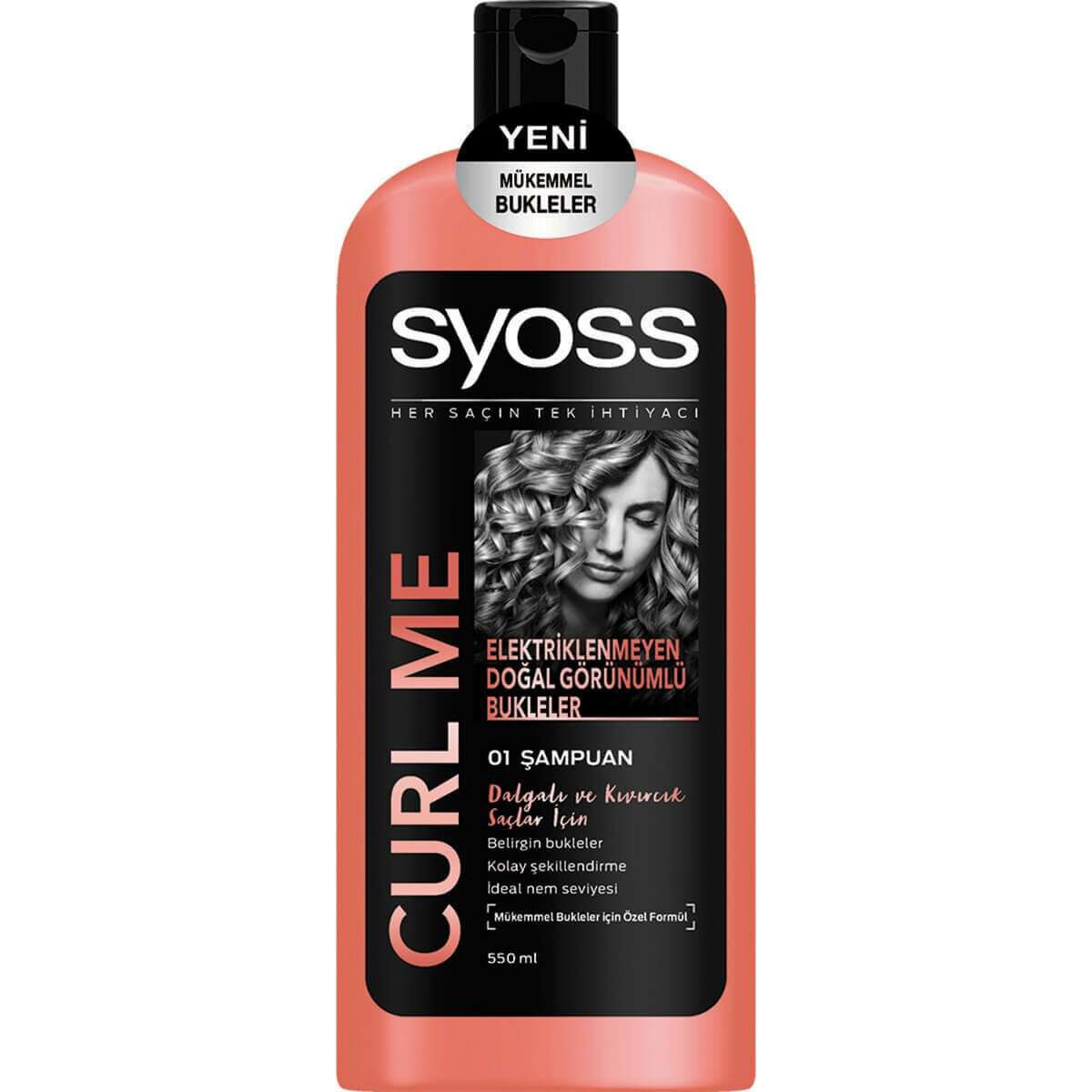 Syoss Curl Me Şampuan 550 ML