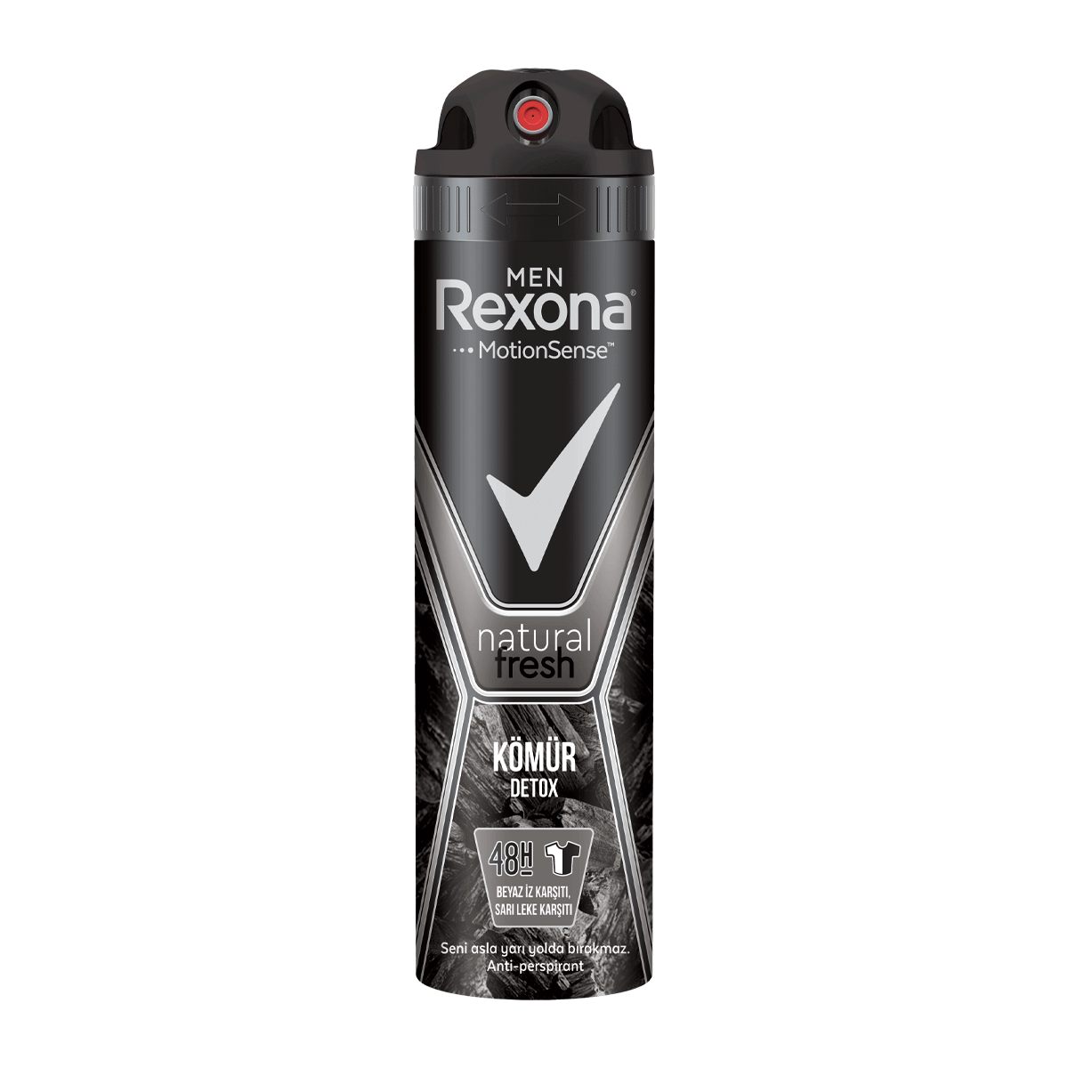 Rexona Men Natural Fresh Kömür Detox Erkek Sprey Deodorant 150 ML