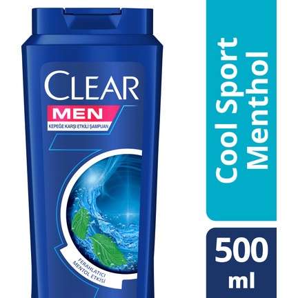 Clear Men Cool Sport Menthol Şampuan 550 ML