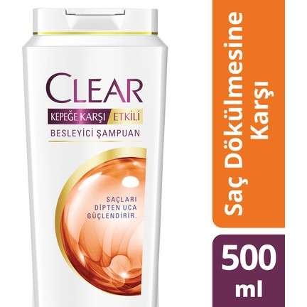 Clear Şampuan Saç Dökülmesine Karşı 500 ML