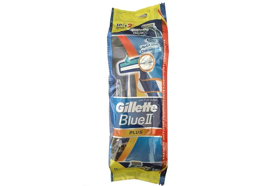 Gillette Blue II Plus 10 Lu+2 Blue 3