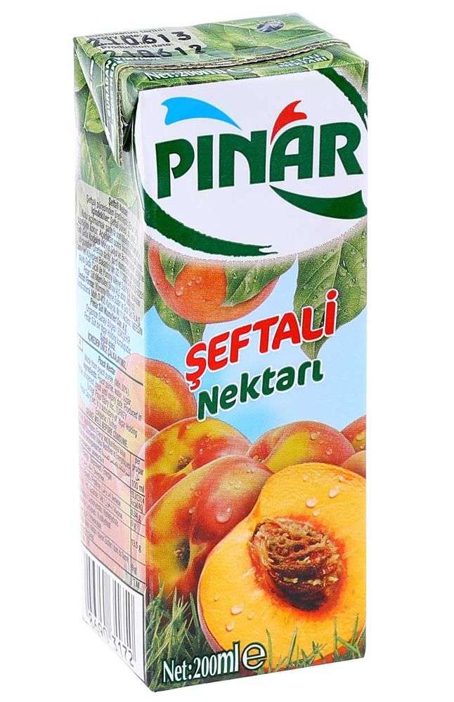 Pınar Şeftali Nektarı Meyve Suyu 200 ML