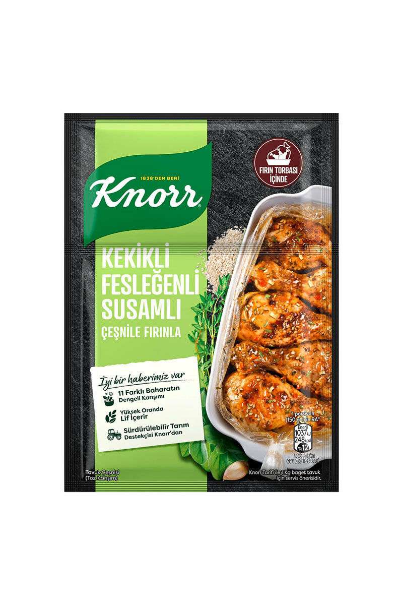 Knorr Tavuk Çeşni Kekikli Fesleğenli 29 gr