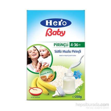 Ülker Hero Sütlü Muzlu Pirinçli 250 GR