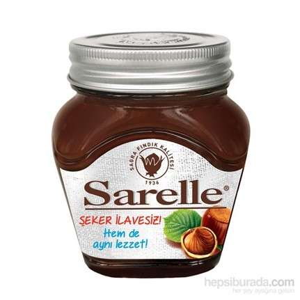 Sarelle Şekersiz Kakaolu Fındık Ezmesi 350 GR