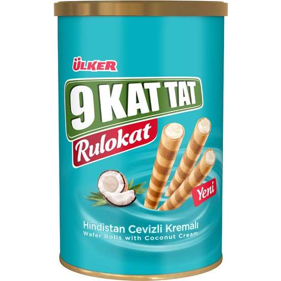 Ülker 9 Kat Tat Rulokat Hindistan Cevizli 230 GR