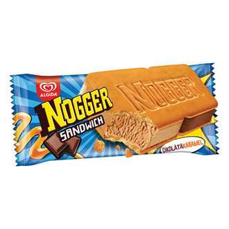 Algida Nogger Sandwich Karamel Kakao 145 Ml