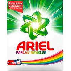 Ariel Parlak Renkler Çamaşır Deterjanı 4 KG