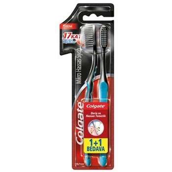 Colgate Diş Fırçası Siyah Mikro Hassas 1+1