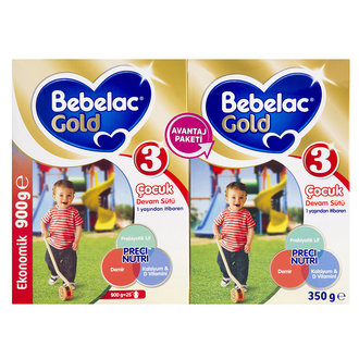 Bebelac Gold 3 Çocuk Devam Sütü 1250 G (900 G 350 G) 1 Yaş 
