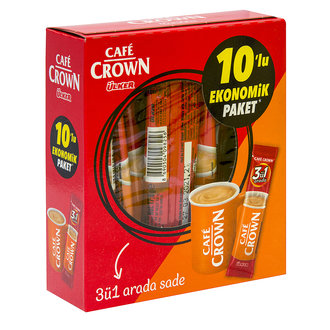 Cafe Crown 3'ü 1 Arada Fındık Aromalı 18G x 10'lu Paket