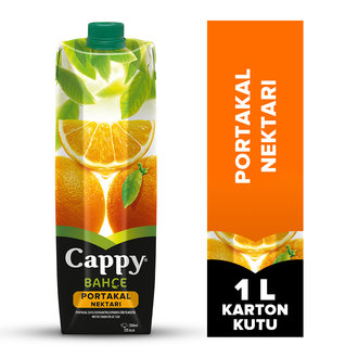 Cappy Bahçe Portakal Nektarı Karton Kutu 1 L