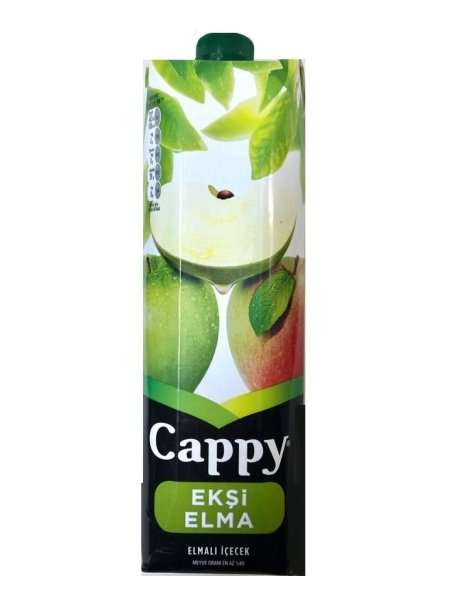 Cappy Bahçe Ekşi Elma Suyu Karton Kutu 1 L