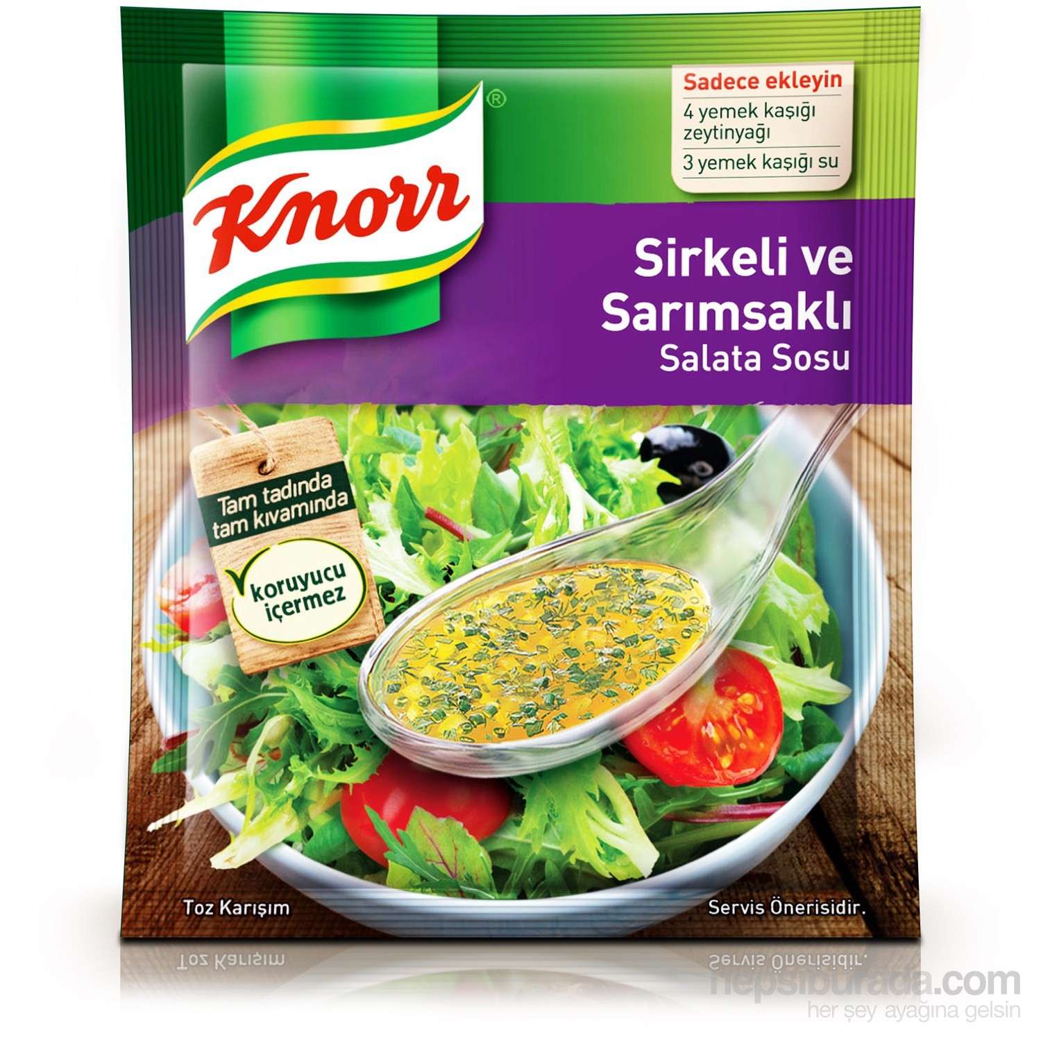 Knorr Salata Sosu Sirkeli Sarımsaklı 50 GR