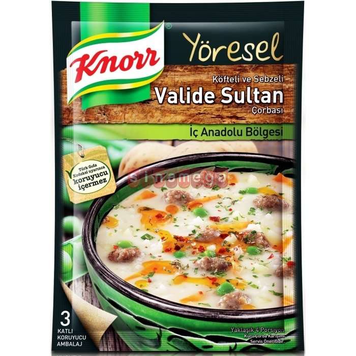 Knorr Yöresel Valide Sultan Çorbası 85 GR
