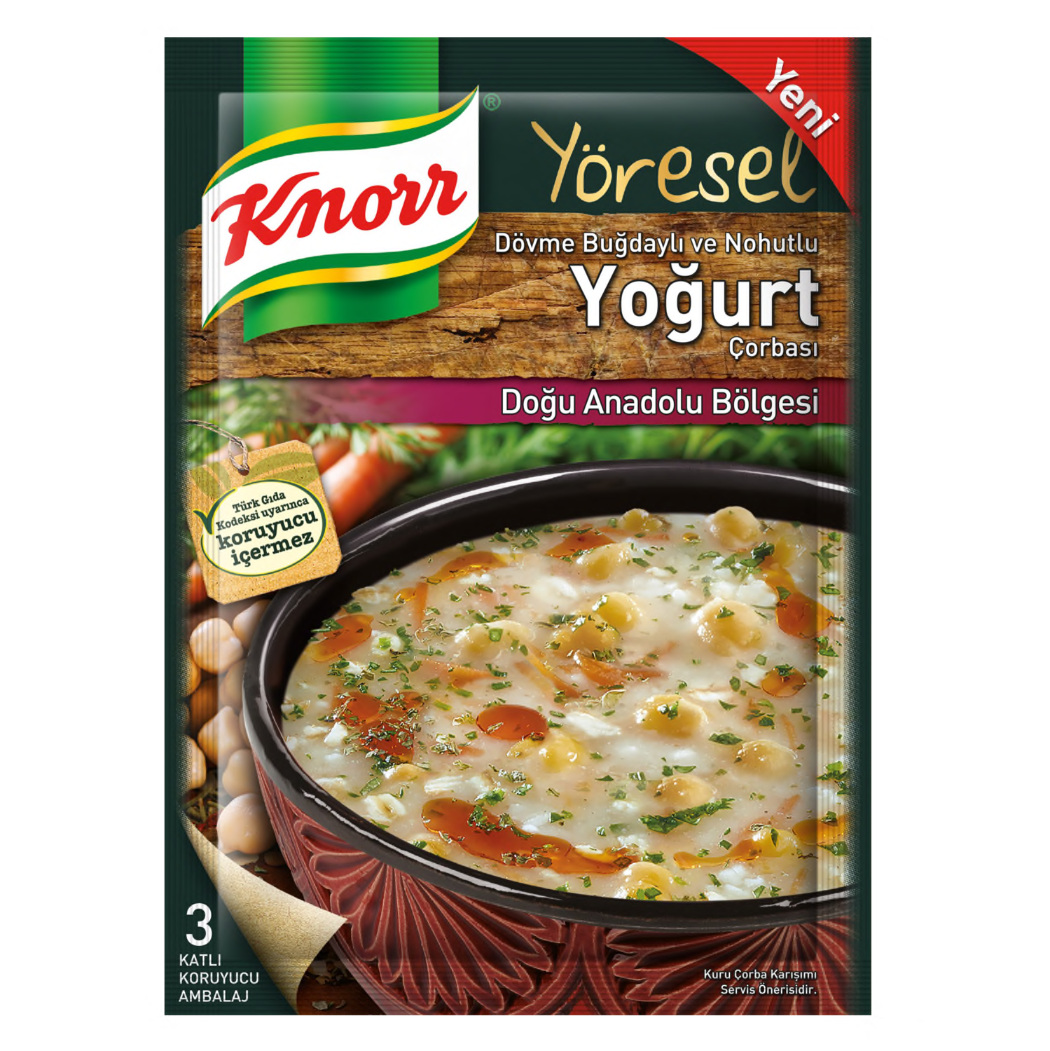 Knorr Yöresel Buğday Nohut Yoğurt Çorbası 97 GR
