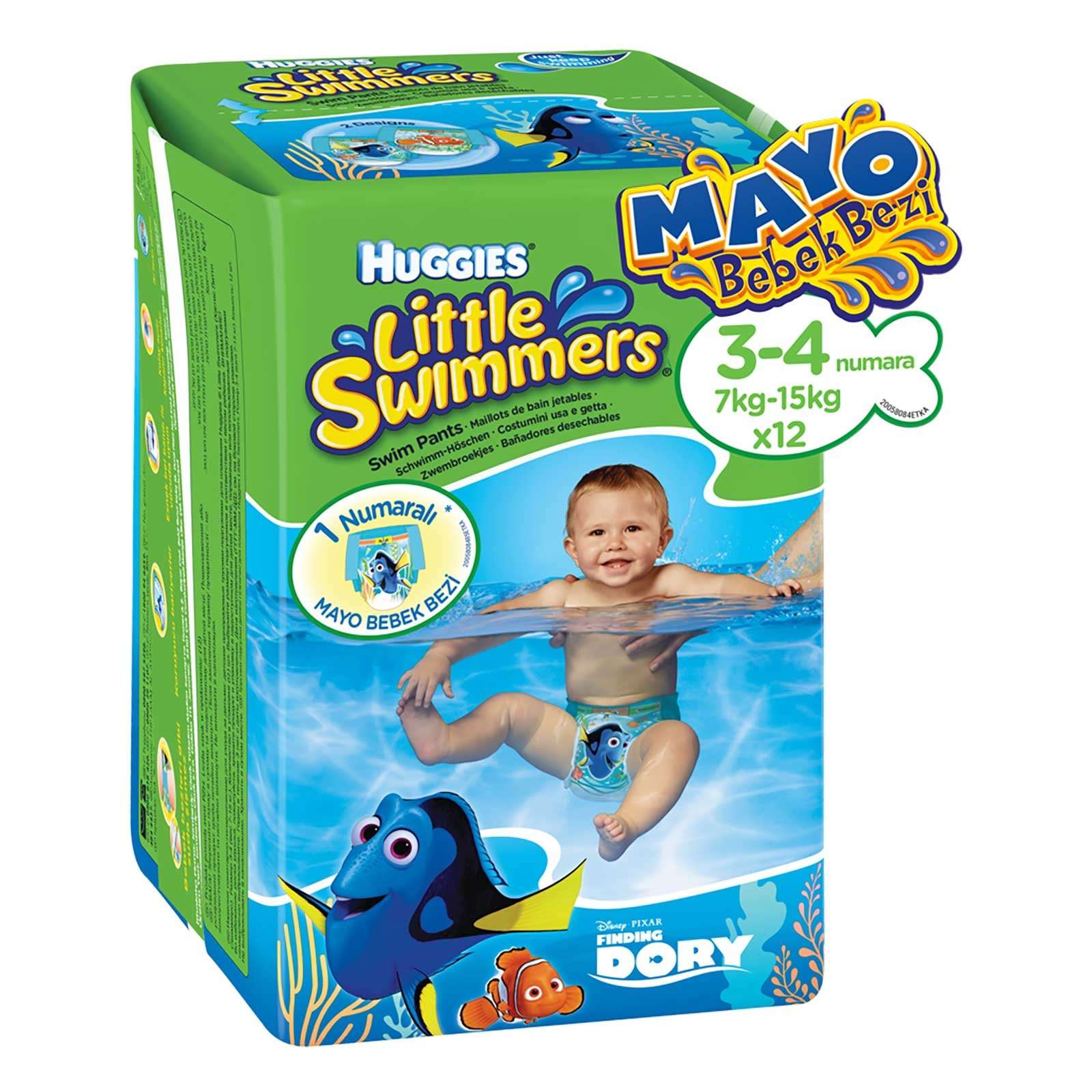 Huggies Little Swimmers Mayo Bebek Bezi 7-15 KG.