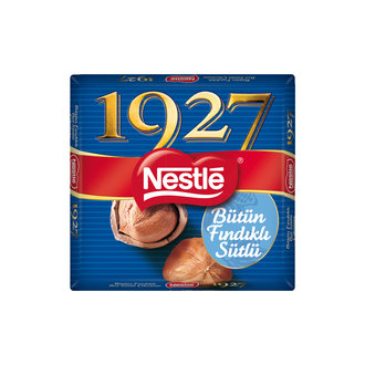 Nestle 1927 Bütün Fındıklı Bol Sütlü Çikolata 76 G