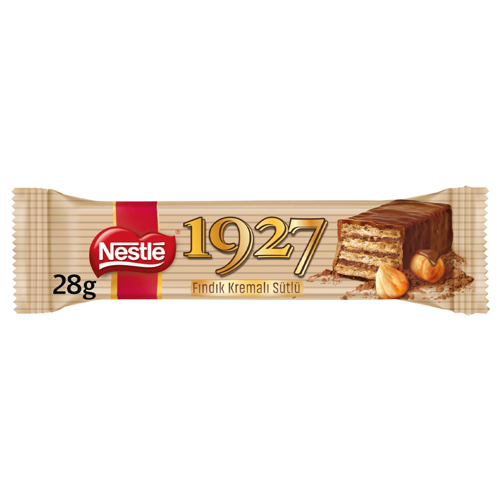 Nestle 1927 Fındık Kremalı Sütlü Çikolata Kaplı Gofret 28 G