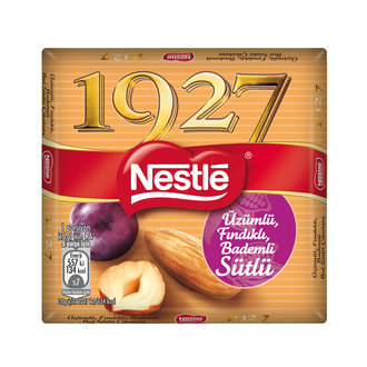 Nestle 1927 Üzüm Fındık Badem Bol Sütlü Çikolata 65 G