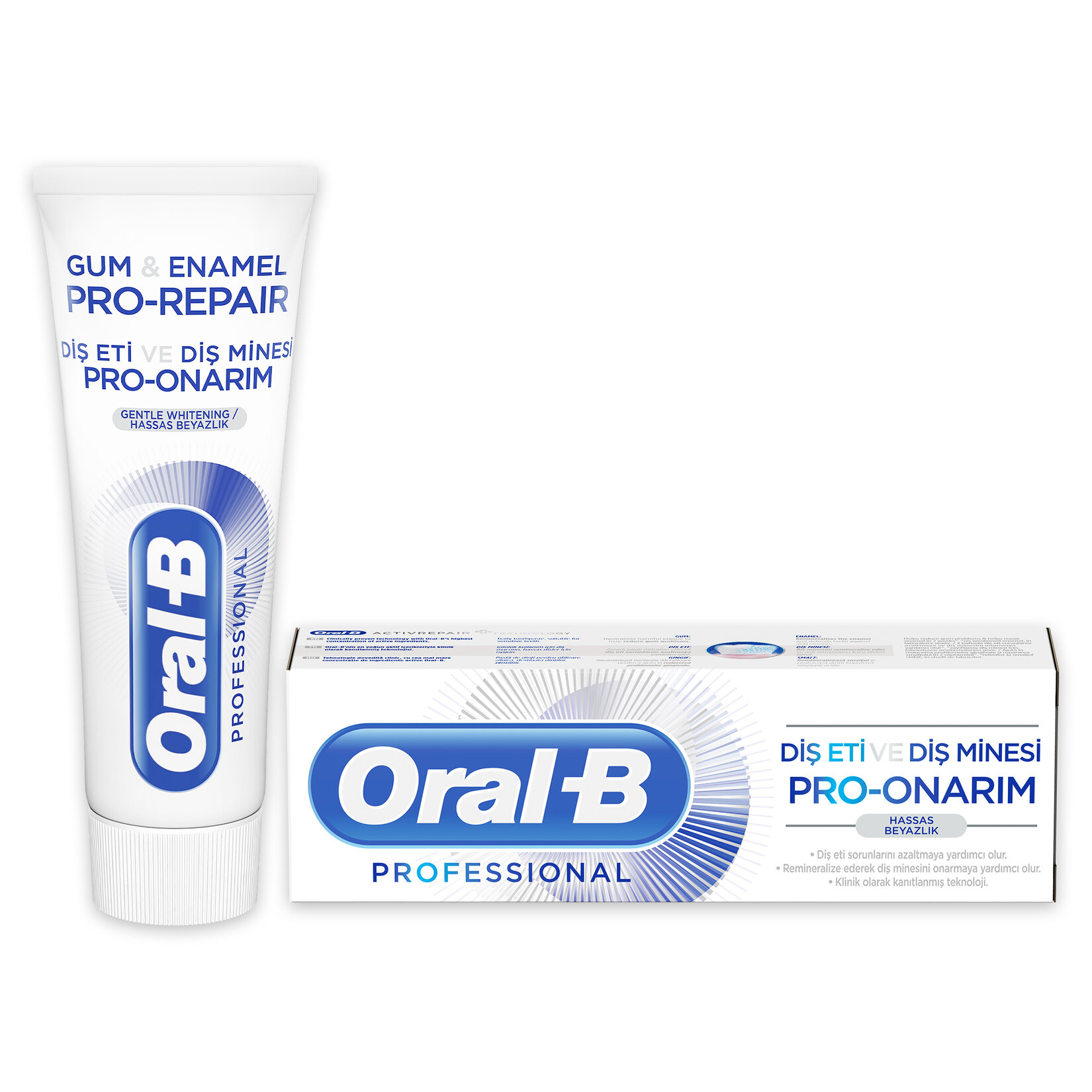 Oral-B Pro Onarım Hassas Beyazlık Diş Macunu 75 Ml