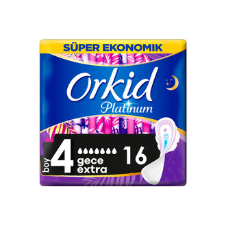 Orkid Platinum Süper Ekonomik Gece Extra 16'lı