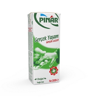 Pınar 6'lı Yarım Yağlı Süt 200 Ml