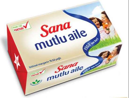 Sana Margarin Paket 200 Gr Mutlu Aile