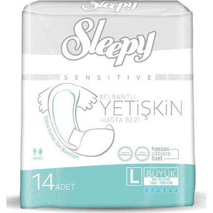 Sleepy Large Büyük Boy Yetişkin Bezi 14 Adet