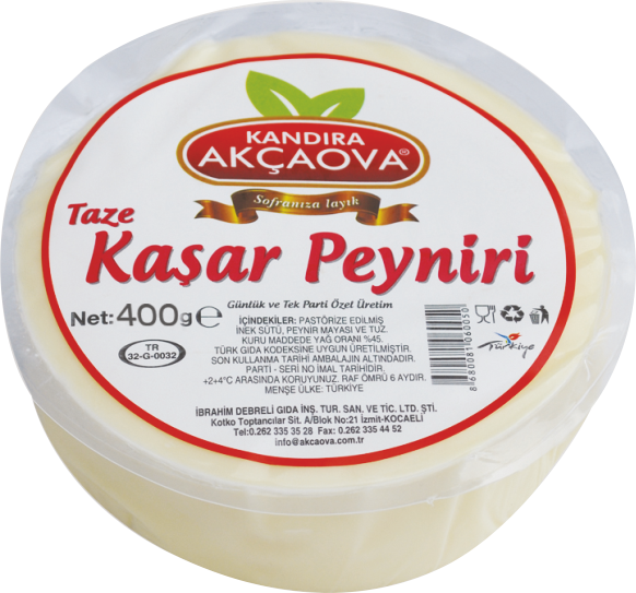 Akçaova Taze Kaşar Peyniri 400 GR