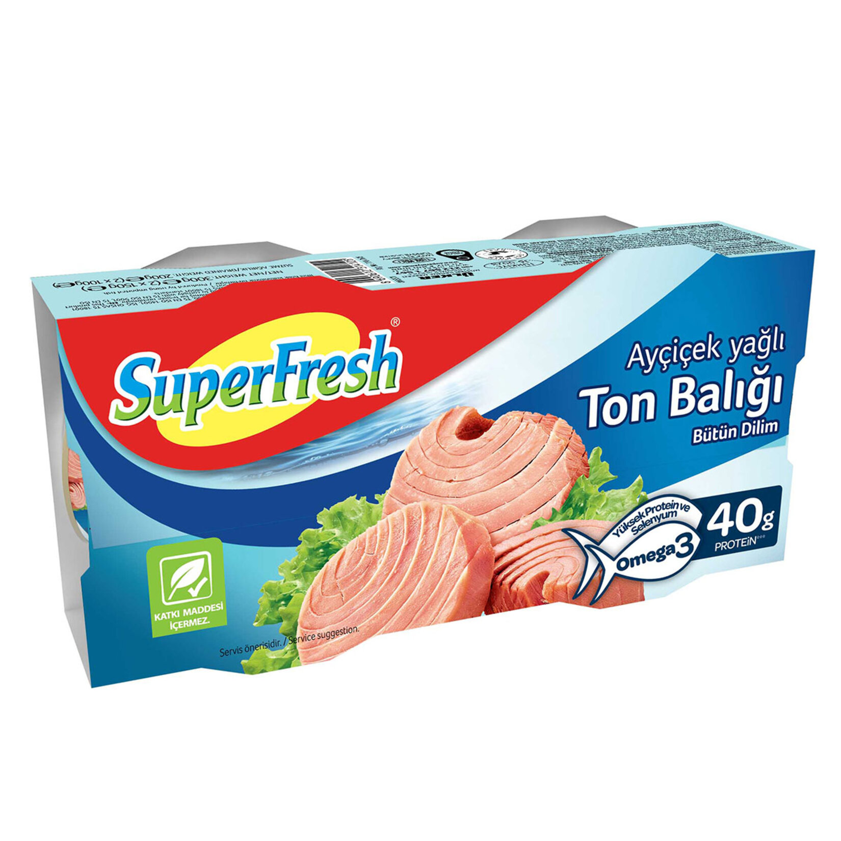 Superfresh Ayçiçek Yağlı Ton Balığı 2X150 G