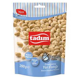 Tadım Fırınlanmış Tuzsuz Yer Fıstığı 200 G