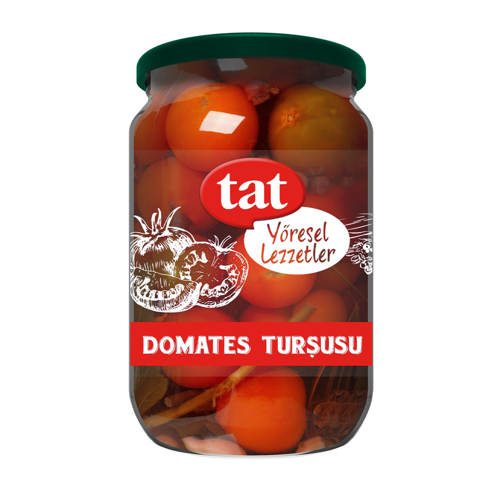 Tat Yöresel Lezzetler Domates Turşusu 700 G / 720 Cc