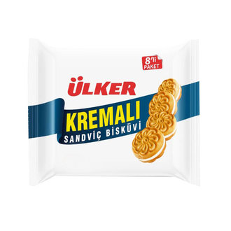 Ülker Kremalı Sandviç Bisküvi 8'li 552G