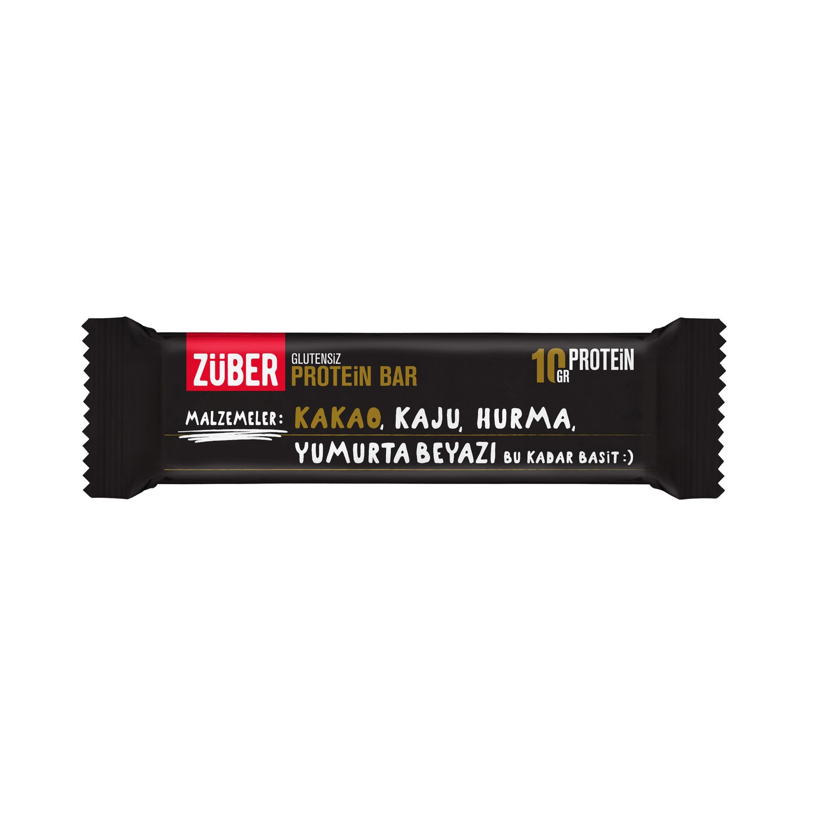 Züber Glutensiz Protein Barı Kakaolu 35 G