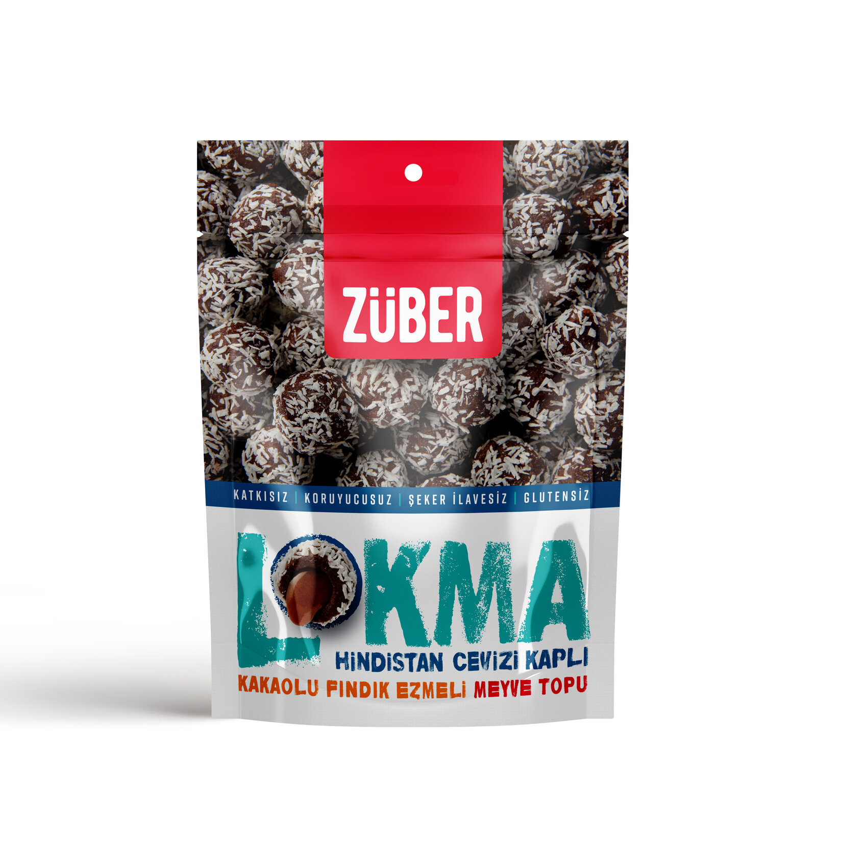 Züber Lokma Hindistan Cevizi Kaplı Meyve Topu 96 G